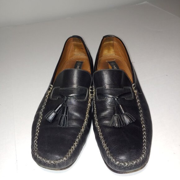 Mezlan Selvin Tassel Loafers Size 8.5 Black main image 8
